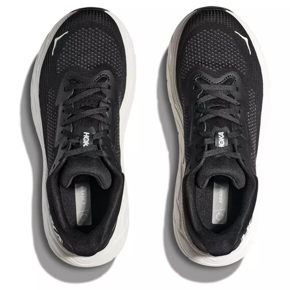 Hoka Arahi 7 7 D Wide Width Shoes Womens Black White Daily Road Race Running NEW - Picture 11 of 13
